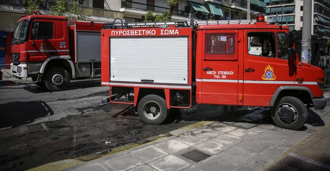 Φωτιά σε υπόγειο μεγάλου ξενοδοχείου στην περιοχή της Ομόνοιας