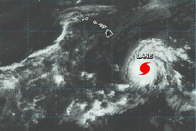 Επί ποδός στη Χαβάη για τον ισχυρό τυφώνα Lane