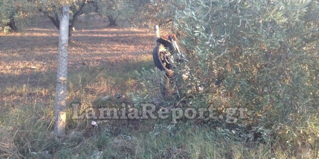 Λαμία: Ένας νεκρός, ένας σοβαρά τραυματίας από εκτροπή μηχανής