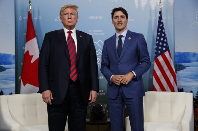 “Εποικοδομητική” συνομιλία Τριντό – Τραμπ μετά τη συμφωνία για τη νέα NAFTA