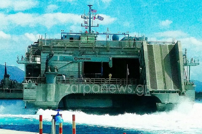 Έφυγε από τη βάση της Σούδας το αμερικάνικο “τέρας” καταμαράν USNS Carson City
