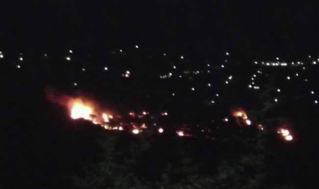 Φωτιά στην Κεφαλλονιά εν μέσω θυελλώδους ανέμου