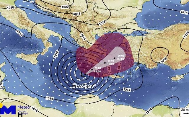 Κυκλώνας Ζορμπάς: Εξασθενημένοι άνεμοι, κίνδυνος πλημμυρικών φαινομένων ακόμη και στην Αττική