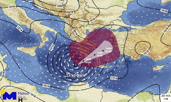 Κυκλώνας Ζορμπάς: Εξασθενημένοι άνεμοι, κίνδυνος πλημμυρικών φαινομένων ακόμη και στην Αττική