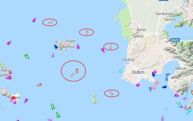 Η “ναυμαχία της τσιπούρας” στο Αιγαίο: Τι συμβαίνει με τα τουρκικά αλιευτικά σκάφη σε χάρτες