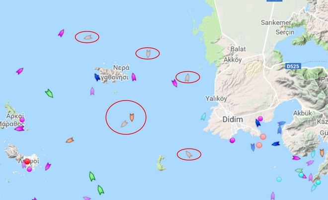 Η “ναυμαχία της τσιπούρας” στο Αιγαίο: Τι συμβαίνει με τα τουρκικά αλιευτικά σκάφη σε χάρτες