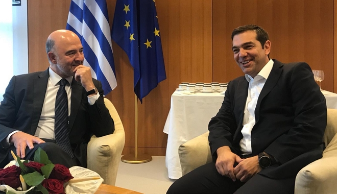 Διμερείς Τσίπρα με Μοσκοβισί και Μπούλμαν: Κοινό μέτωπο των προοδευτικών δυνάμεων