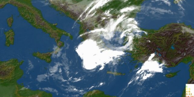Κυκλώνας Ζορμπάς: Βίντεο καταγράφει την πορεία του από το διάστημα