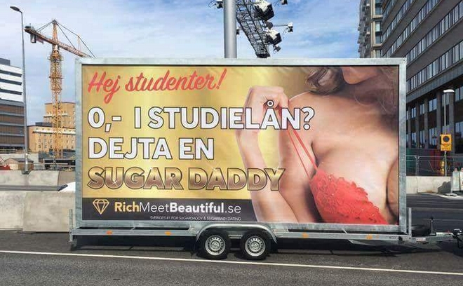 Σουηδία: Είσαι φοιτητής και δεν έχεις λεφτά; Βγες με έναν Sugar Daddy
