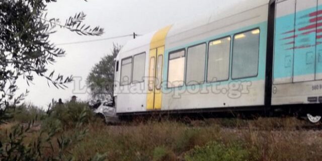 Τραγική σύγκρουση αυτοκινήτου με τρένο στη Λαμία: Μία νεκρή, δύο τραυματίες