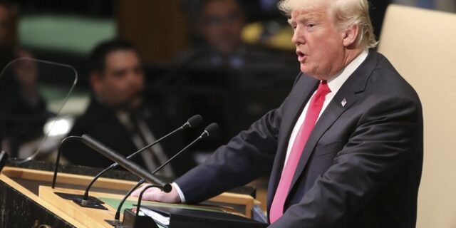 Γελούσαν (κατά κυριολεξία) με τον Τραμπ στον ΟΗΕ