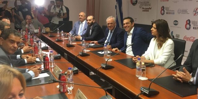 Από το πρωί στην ΔΕΘ ο Τσίπρας