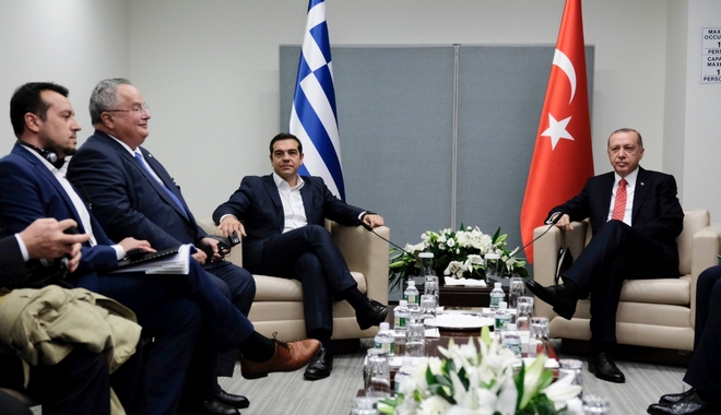 Ολοκληρώθηκε η συνάντηση Τσίπρα – Ερντογάν
