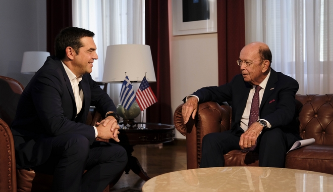 Ρος σε Τσίπρα: Οι ΗΠΑ στηρίζουν την Ελλάδα και την οικονομία της