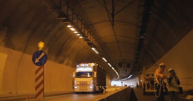 Έτσι μεταμορφώνονται οι σήραγγες της Ολυμπίας Οδού