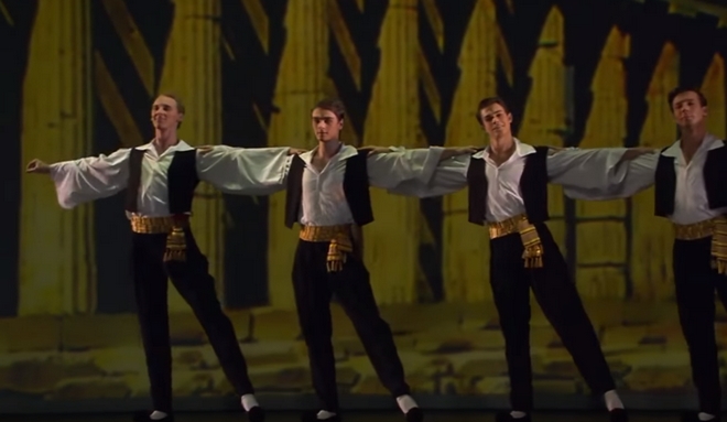 Το μπαλέτο της όπερας της Σόφιας χορεύει Ζορμπά