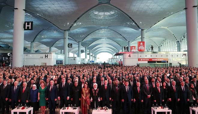 Ο Ερντογάν εγκαινίασε το νέο “Αεροδρόμιο της Κωνσταντινούπολης”