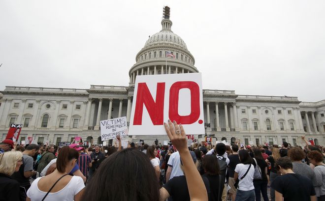 Κογκρέσο: Σε κλοιό διαδηλωτών πριν την ψηφοφορία για τον διορισμό του Μπρετ Κάβανο