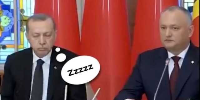 Ερντογάν: Ο Σουλτάνος κοιμήθηκε “καθιστός” πλάι στον Μολδαβό πρόεδρο