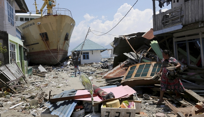 Πριν και μετά: Δείτε πως ο σεισμός και το τσουνάμι ισοπέδωσαν τα πάντα στην Ινδονησία