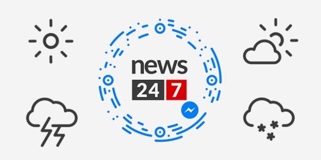 Η πρόγνωση του καιρού από τον Θοδωρή Κολυδά τώρα και στο Facebook Messenger του News 24/7