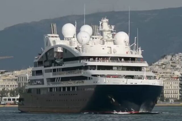 Βίντεο: Το κρουαζιερόπλοιο Le Laperouse για πρώτη φορά στο λιμάνι του Πειραιά
