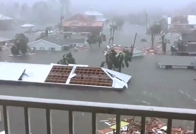 Κυκλώνας Μάικλ: Βίντεο-αποκάλυψη – Βούλιαξε το Panama City της Φλόριντα