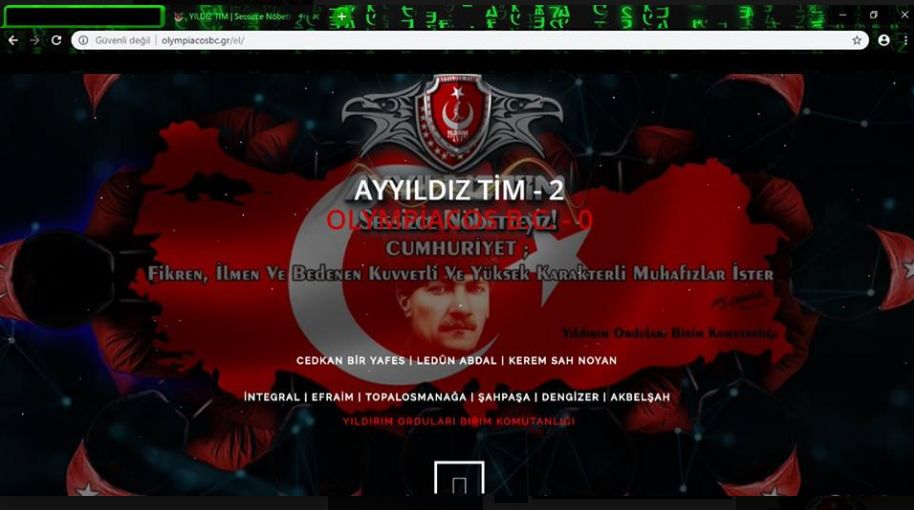 Τούρκοι χάκερς επιτέθηκαν σε δεκάδες ελληνικές ιστοσελίδες