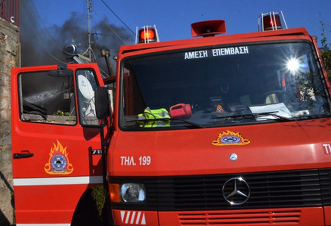 Θεσσαλονίκη: Φωτιά στο Ολυμπιακό Μουσείο