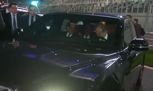 Ο Πούτιν κάνει κόντρες με την προεδρική λιμουζίνα σε πίστα της F1