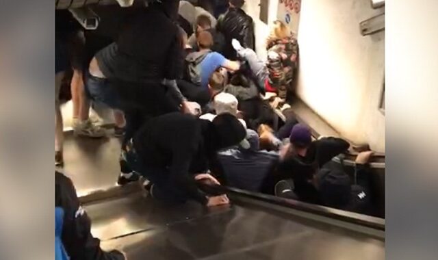 Κατέρρευσε κυλιόμενη σκάλα στο μετρό της Ρώμης – Είκοσι τραυματίες
