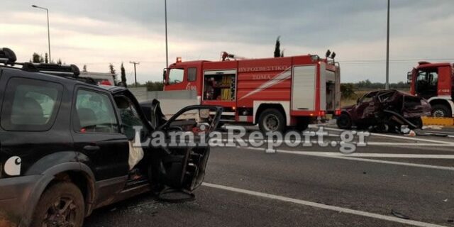 Λαμία: Απίστευτο τροχαίο με έναν νεκρό και δυο τραυματίες