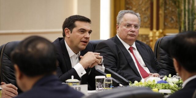 Η τελετή παράδοσης – παραλαβής Τσίπρα – Κοτζιά στο ΥΠΕΞ