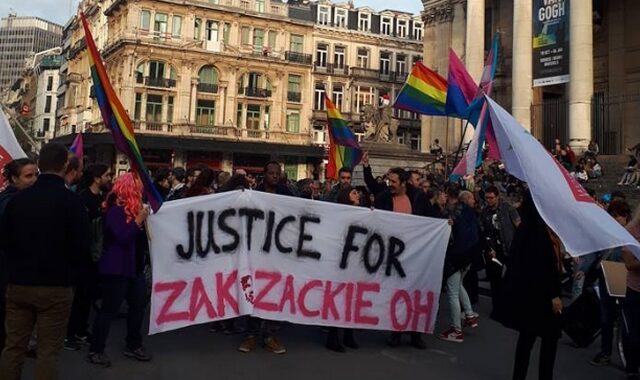 Διαδήλωση για τον Ζακ Κωστόπουλο στις Βρυξέλλες