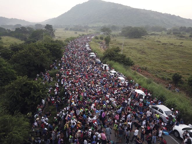 Μεξικό: Περισσότεροι από 1.500 μετανάστες του καραβανιού έφθασαν στα αμερικανικά σύνορα
