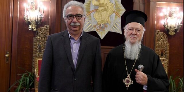 Γαβρόγλου: Άκουσα και θα μεταφέρω τους προβληματισμούς του Οικουμενικού Πατριάρχη