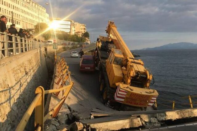 Κατέρρευσε γέφυρα στο κέντρο της Καβάλας – Εγκλωβίστηκαν οδηγοί