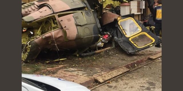 Κωνσταντινούπολη: Στρατιωτικό ελικόπτερο συνετρίβη σε κατοικημένη περιοχή