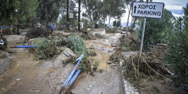 Επέλαση της κακοκαιρίας “Πηνελόπη”: Πλημμύρες, κατολισθήσεις, αποκομμένα χωριά