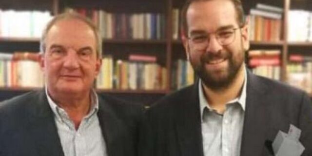 Ο Κώστας Καραμανλής συναντήθηκε με το Νεκτάριο Φαρμάκη