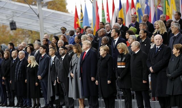 Γαλλία: Ηγέτες από όλο τον κόσμο για τα 100 χρόνια από το τέλος του Α’ Παγκοσμίου Πολέμου