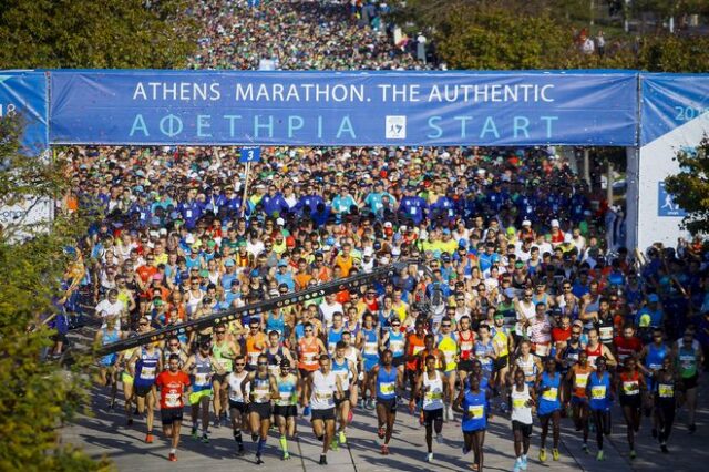 Μαραθώνιος της Αθήνας: Η εκκίνηση, οι συμμετοχές και το νέο ρεκόρ