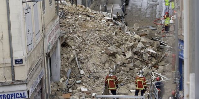 Γαλλία: Και έκτο θύμα στα ερείπια των κτιρίων που κατέρρευσαν στη Μασσαλία