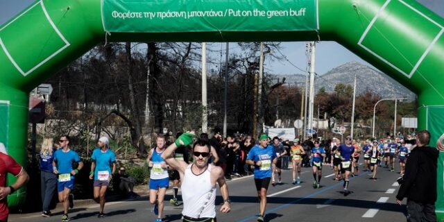 “Δάσος δρομέων” στο Μάτι: Όταν οι μαραθωνοδρόμοι πέρασαν από τα καμμένα