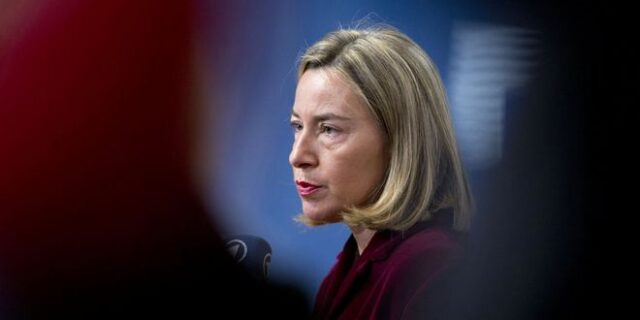 Μογκερίνι: Απαράδεκτη η χρήση βίας από τη Ρωσία στη Μαύρη Θάλασσα