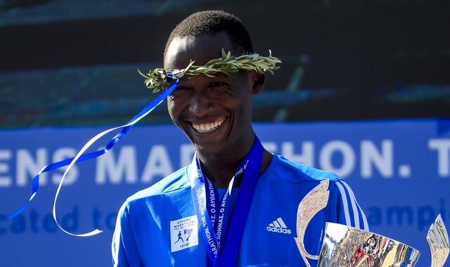 Μαραθώνιος 2018: Ο Κενυάτης Μπρίμιν Κιπκορίρ Μισόι τερμάτισε πρώτος
