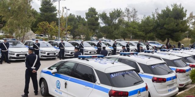 Παραλαβή 49 νέων υπηρεσιακών οχημάτων από την ΕΛ.ΑΣ.