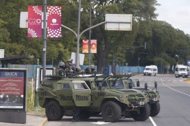 Σύνοδος G20: “Αποκλεισμένο” το Μπουένος Άιρες – Διαδηλώσεις υπό δρακόντεια μέτρα