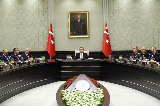 Το Συμβούλιο Ασφαλείας της Τουρκίας επικύρωσε τις απειλές κατά Κύπρου
