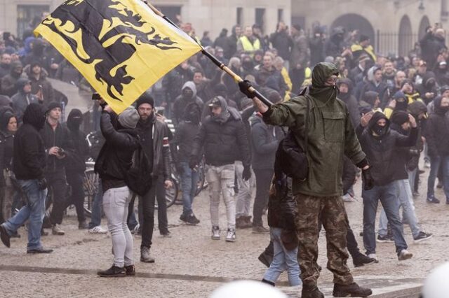 Βέλγιο: 90 προσαγωγές στα επεισόδια κατά του Συμφώνου Μετανάστευσης